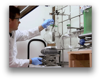 Miller-Urey experiments study the abiotic synthesis of organic compounds by creating an environment similar to that of the early earth. An electric discharge is applied to a mixture of gases representing the early earth’s atmosphere and lightening. This is done in the presence of a liquid water reservoir, representing the early oceans, as well as with an apparatus simulating evaporation and precipitation.