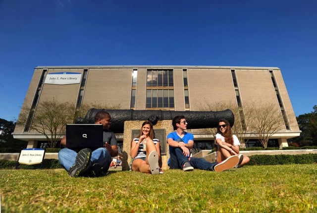 Students at the University of West Florida