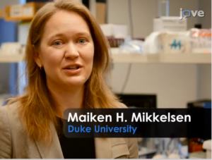 Dr. Maiken H. Mikkelsen in her JoVE Video Article